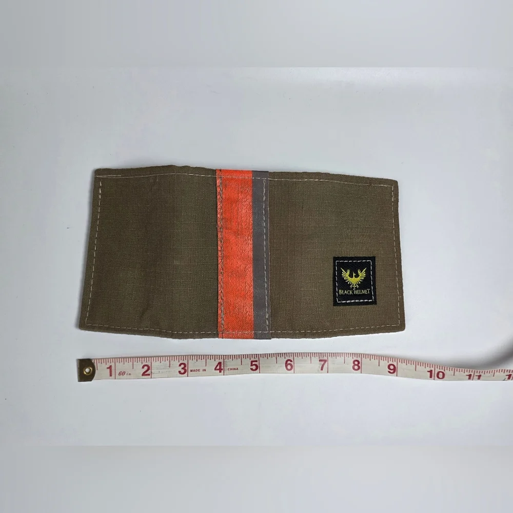Black Helmet Trifold Bunker Gear Wallet
